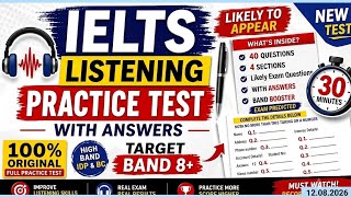 IELTS Listening Practice Test 2026: Full Exam with Map Labeling,  Answers