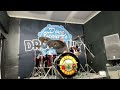 Frank Ferrer&#39;s Guns N Roses, Pork Pie, 2014 Las Vegas Residency Drum Kit, Black Cherry Sparkle.