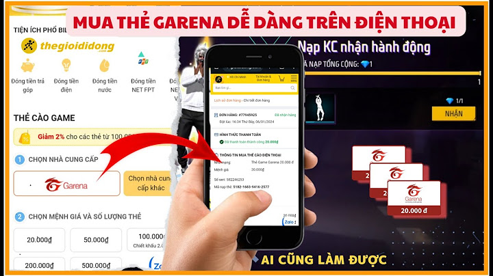 Hướng dẫn nạp thẻ garena ff năm 2024