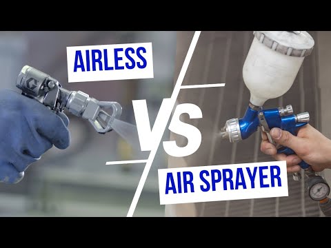 Airless vs Air Paint Sprayer [Don't Buy Until You WATCH