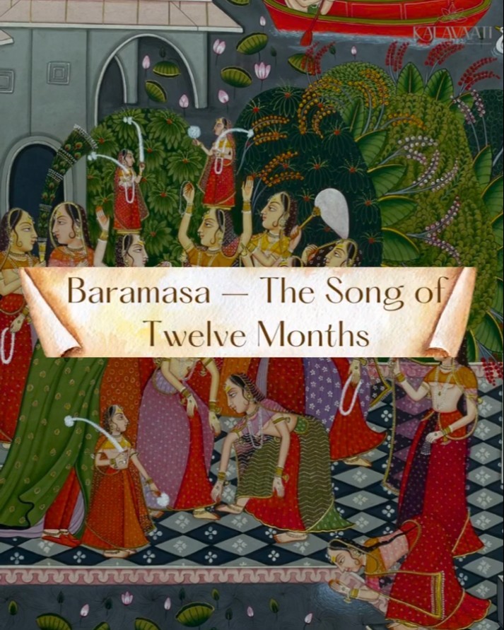 Barahmasa Painting: The Song of Twelve Seasons 🌿 - YouTube