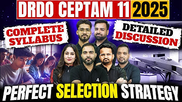 DRDO CEPTAM 11 2025 🔥 Complete Syllabus & Detailed Discussion | Perfect Selection Strategy