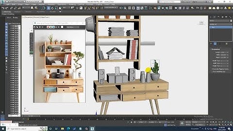 3DsMax Tutorials, Learn 3D Modeling  Stylish Shelves in interior Design from Scratch in 3dsmax ( P5)