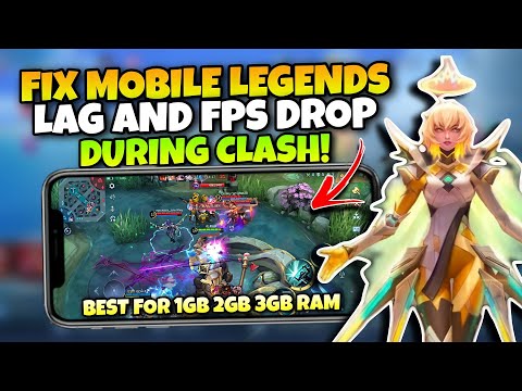 How to Fix LAG and FPS Drop DURING CLASH On Mobile Legends |Best For 1GB 2GB or 3GB RAM!