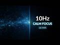 10Hz Alpha Waves — Calm Focus for Studying & Reading (2 Hours)