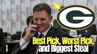 Green Bay Packers 2024 NFL Draft: Best Pick, Worst Pick, and Biggest Steal