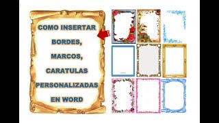 Cómo colocar marcos personalizados en word 2018 screenshot 2