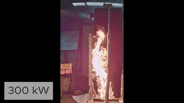 ACP-FR45 - Vertical fire spread testing (Test 1)