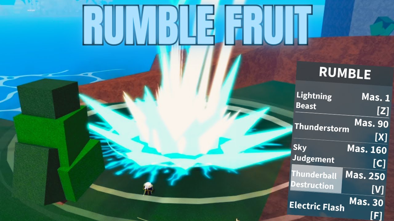 How to draw Rumble Blox Fruits 