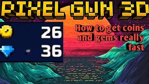 HOW TO GET COINS AND GEMS REALLY FAST ON PIXEL GUN 3D | Make Tons Of Coins And Gems In Pg3d