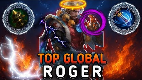 TOP GLOBAL ROGER BEST BUILD FOR AUTO WIN 2025 🥶 #MOBILELEGENDS 