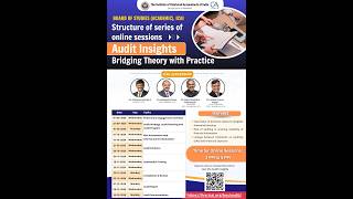Webinar on “Insight into Audit – Bridging Theory with Practice”