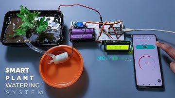How To Make Smart Plant Watering System With ESP8266 NodeMCU & New Blynk