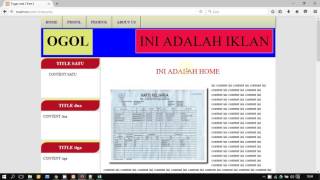 tutorial membuat web dengan html php css dan xampp part #7
