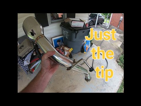 Infiniti Q50 3.7 Ebay muffler delete install and sound test.