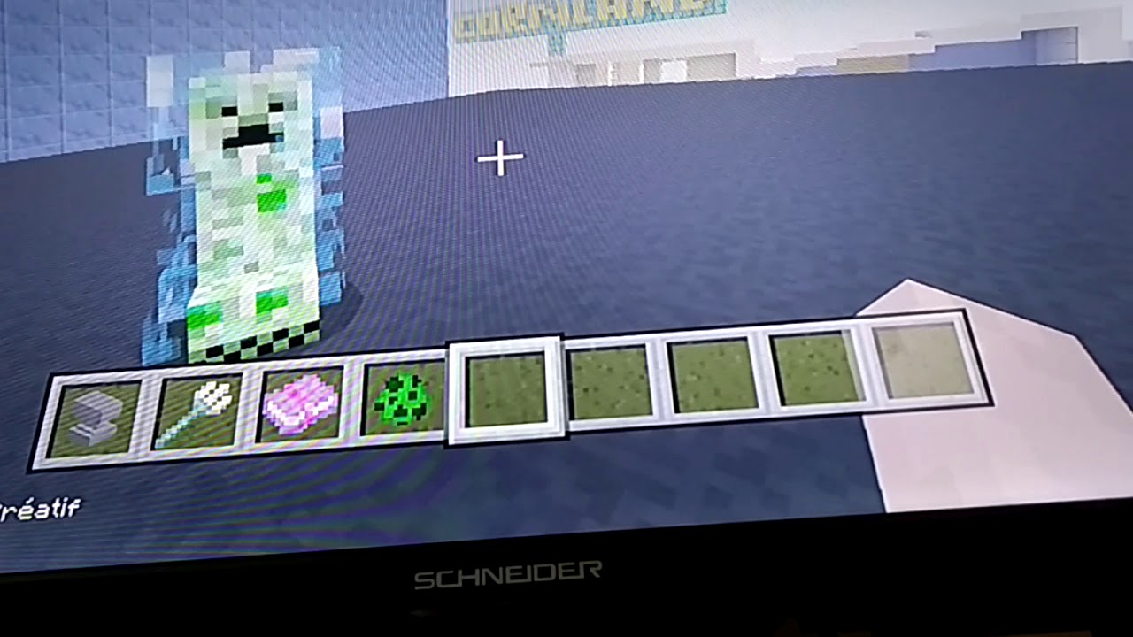 comment faire un creeper charge sur Minecraft PS3 - YouTube