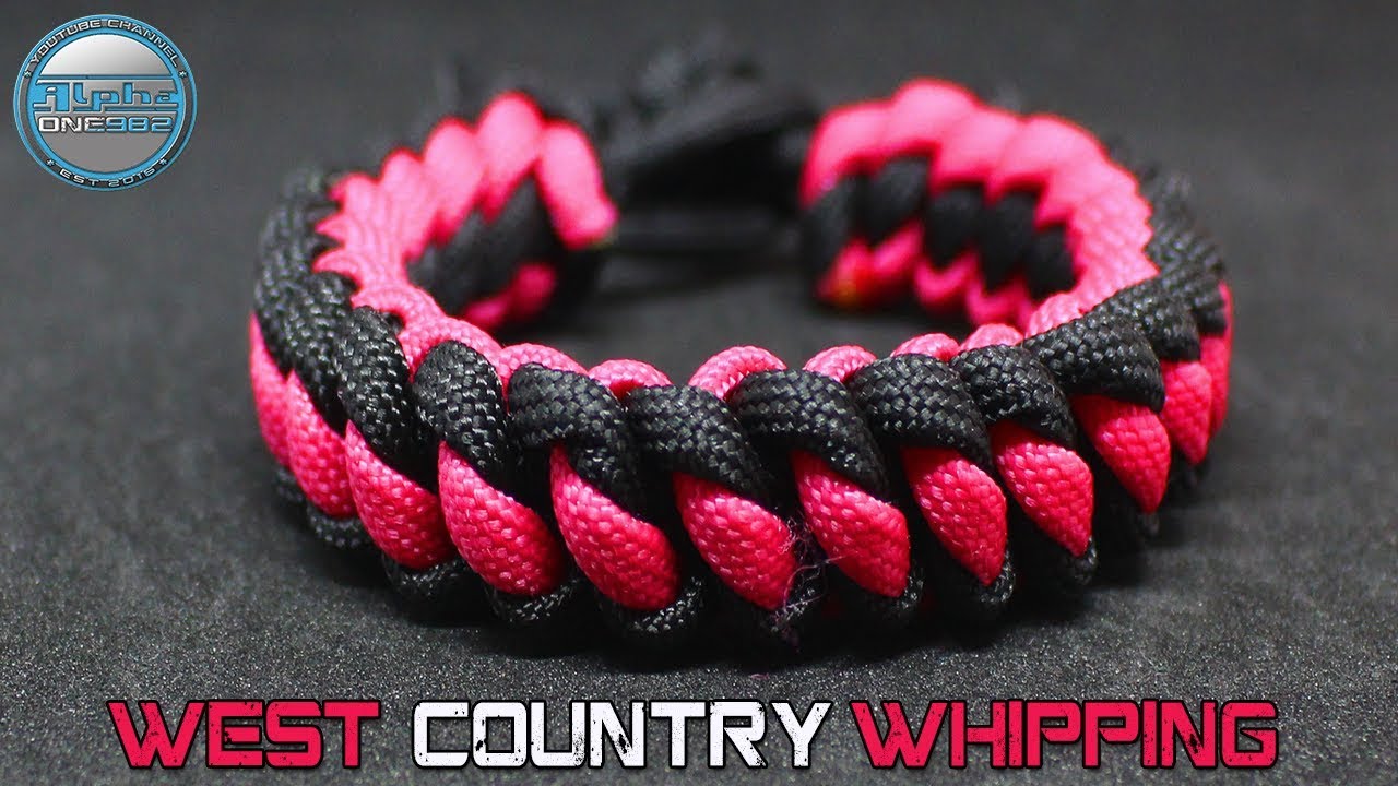How to Make a Paracord Bracelet West Country Whipping DIY Tutorial