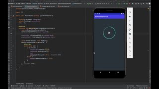 How to create Circular Progress Bar in Android Studio screenshot 1