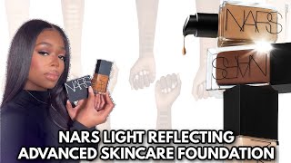 NARS Light Reflecting Advanced Skincare Foundation + Pressed Setting Powder Review | MAKEUP MOO