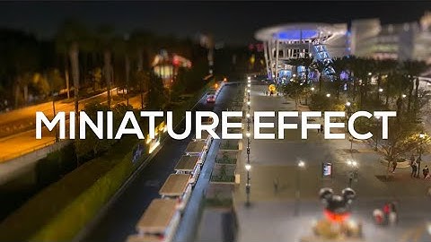 Creating A Miniature Effect In Adobe After Effects and Premiere Pro