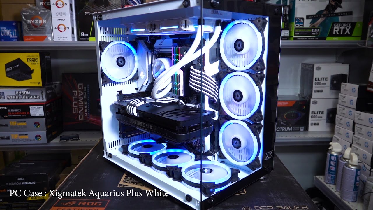 Xigmatek Aquarius white plus with Gaiward RTX 3070 Phantom Gaming