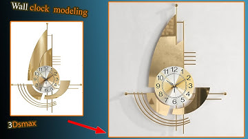wall clock modeling in 3dsmax #51