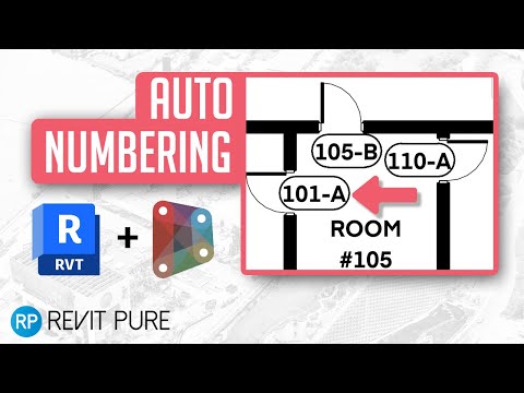 Auto-Renumber Doors by Rooms in Revit - Dynamo Tutorial