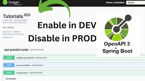 How to Disable Swagger In Production | Springdoc Open Api | Profiling In SpringBoot