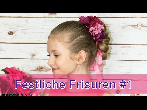 Festliche Frisuren Nr 1 Kinder Konfirmation Hochzeit Kommunion Youtube