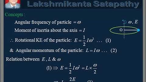 vDo QA Rotational Motion-23/ Angular momentum & KE of Rotation