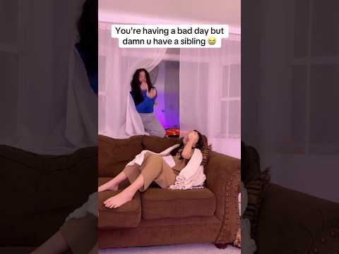 Everyone has a sibling like that!!! 😭😂 #relatable #funny #siblings #shorts #comedy