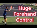 2-1-2 Forehand Technique For Amazing Control & Consistency (Easy Tennis Improvement)