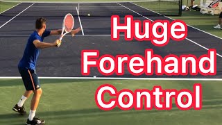 2-1-2 Forehand Technique For Amazing Control \& Consistency (Easy Tennis Improvement)