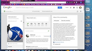 Notifications Settings in a Google Plus Community