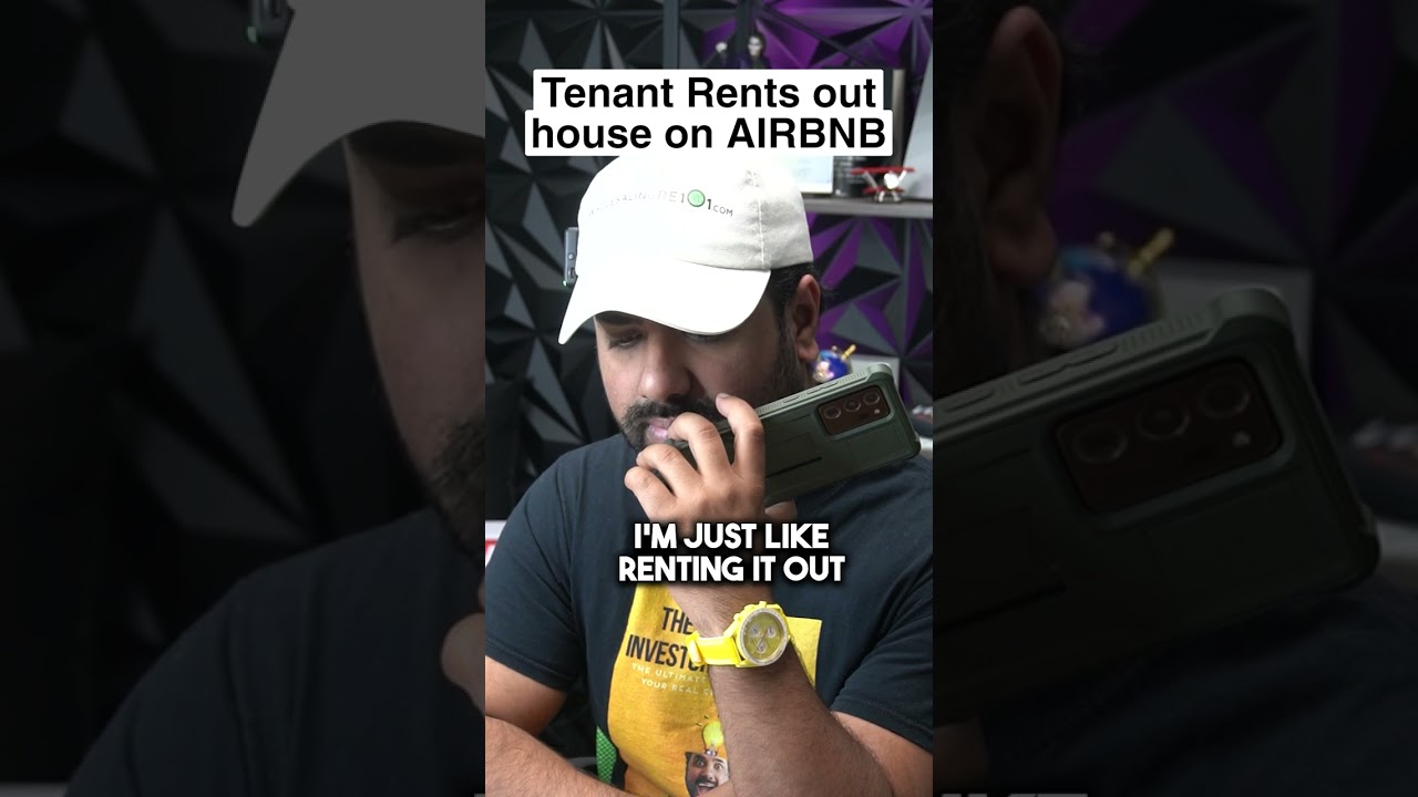 Tenant Rents out house on AIRBNB #landord #tenant #airbnb #realestateinvesting #realestateinvestor #