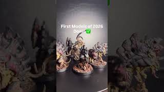 First Models of 2026! #warhamer40k  #tyranids  #warhammercommunity  #miniaturepainter