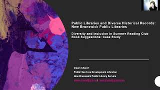 “Public Libraries and Diverse Historical Records” - Inaam Charaf