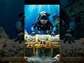 Diver Finds a Hidden Treasure Chest Under the Ocean! 😱💎 #shorts