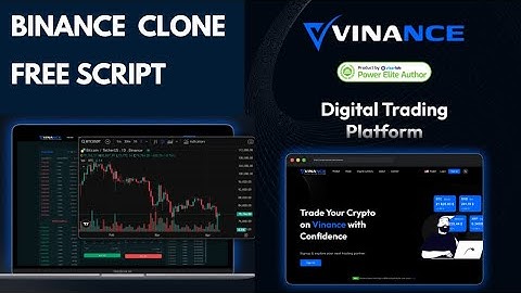 Make Online Trading Website Like Binance Using Vinance Latest Version Script || Vinance Free Script 