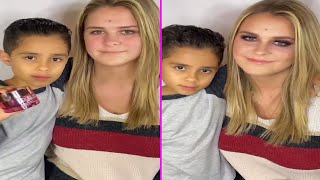 Complete makeup challenge for children, the little boy who challenged adult makeup easily, watch thi