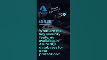 Azure SQL Database Key Security Features 🚀🎯🌈 #shorts #dataengineering #sql