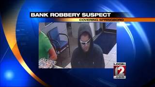 Springboro police looking for bank robbery suspect