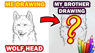 How To Draw A Cute Wolf Head Step By Step Beginner Guide  - Daily Drawing Tutorial