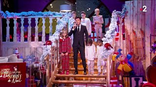 Vincent Niclo invité dans « La grande soirée de Noël » a interprété «Noël blanc»sur FR2 le 24/12/21