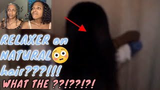 Reacting Relaxers on NATURAL Hair! Ft. My Mom! (former hair dresser) 