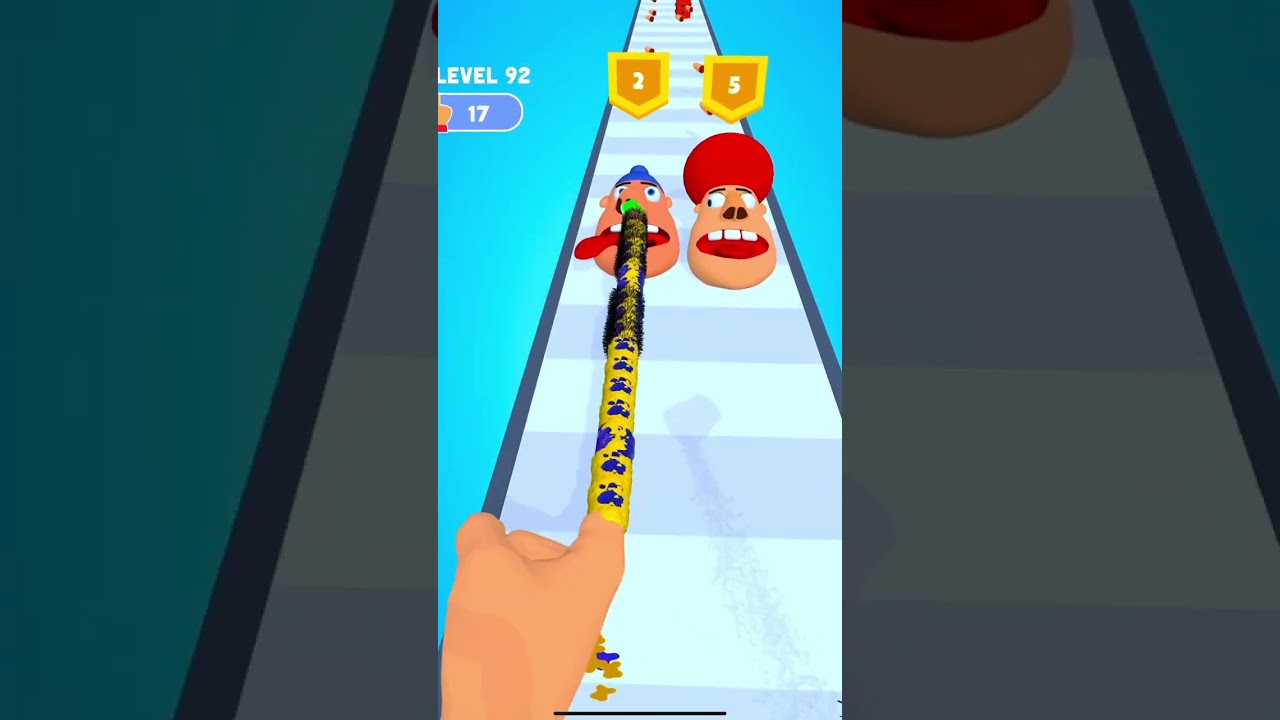 ⁣Finger Run 3D 😂#games #game #gaming #gameplay #usa #usashorts  level 92
