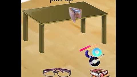 Interchange 2 - unit 3  - two part verbs :  pick up