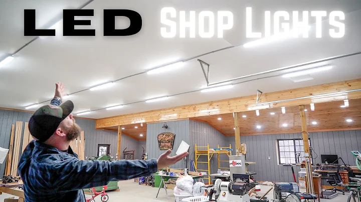 木工ショップの照明設置の方法！DIY LED // 夢の工房構築4