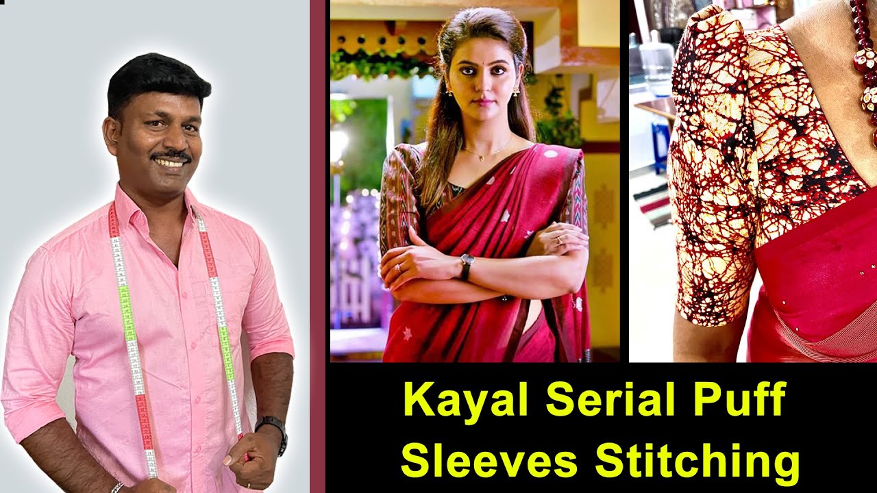 Kayal Serial Puff Sleeves Stitching Detailly Explain in Tamil Tailor Bro YouTube
