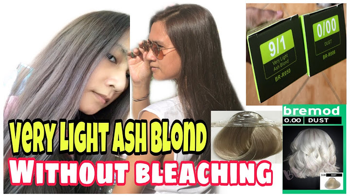 How to achieve ash blonde hair color without bleaching